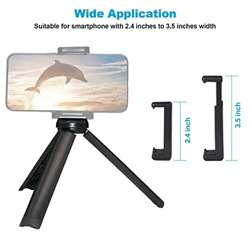 Lightweight Mini Tripod for Camera/Phone/Webcam, Extendable Tripod Stand Compatible with NexiGo Logitech Webcam C920 C922 Brio iPhone/Android/Camera, 2