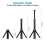 Lightweight Mini Tripod for Camera/Phone/Webcam, Extendable Tripod Stand Compatible with NexiGo Logitech Webcam C920 C922 Brio iPhone/Android/Camera, 4