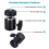 Lightweight Mini Tripod for Camera/Phone/Webcam, Extendable Tripod Stand Compatible with NexiGo Logitech Webcam C920 C922 Brio iPhone/Android/Camera, 5