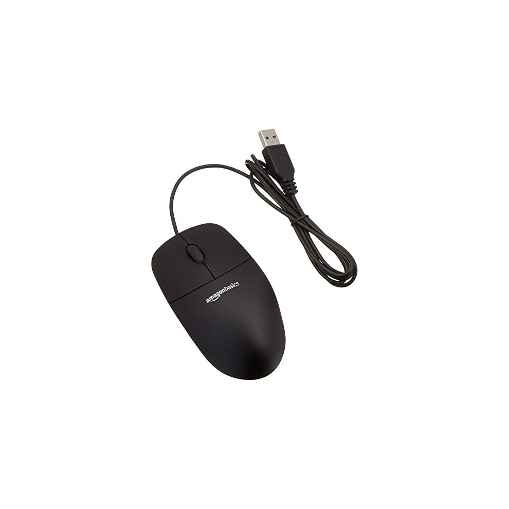 3-Button USB Optical Mouse Black