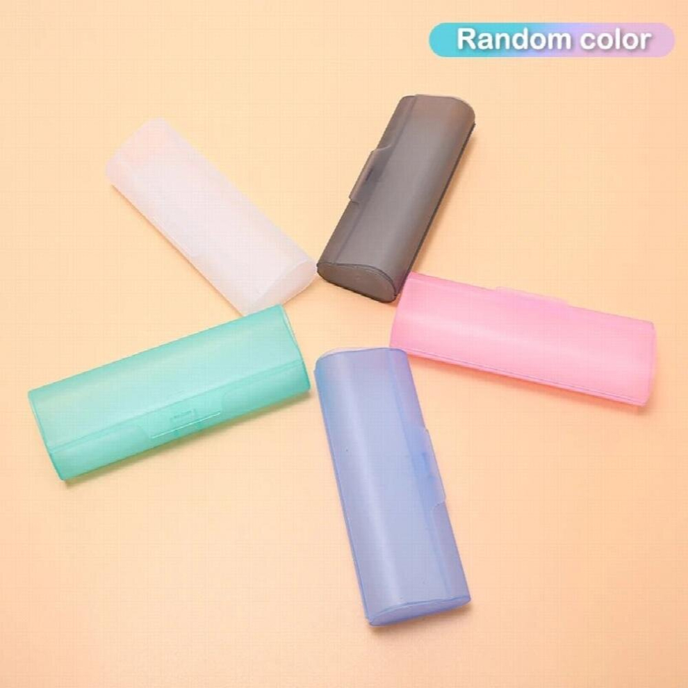 Portable PVC Transparent Eyeglasses Case Sunglasses Case Creative Personality Plastic Glasses Storage Box
