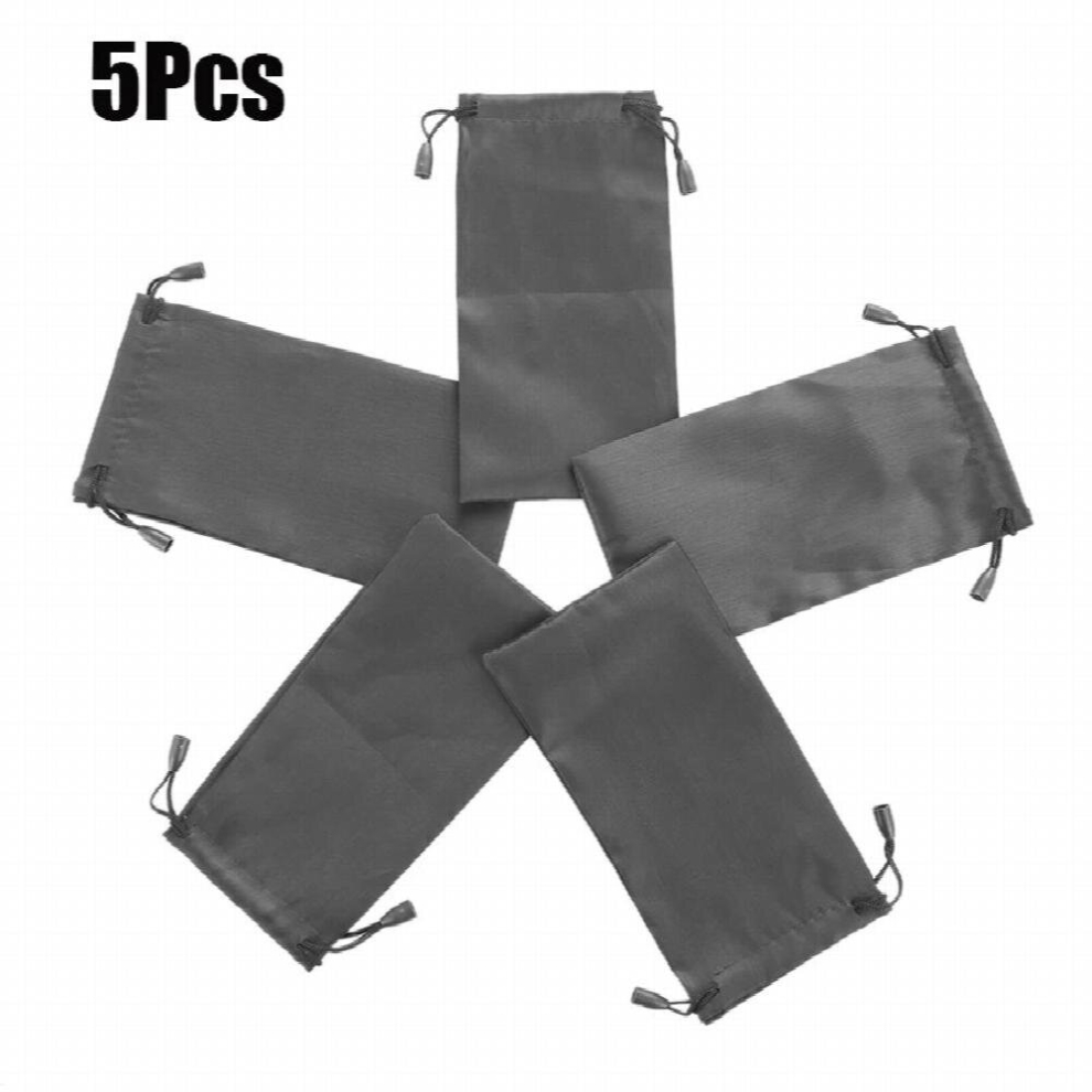 Soft Waterproof Sunglasses Bag Drawstring Microfiber Dust Proof Pouch Pocket Glasses Carry Bag Portable Eyewear Container