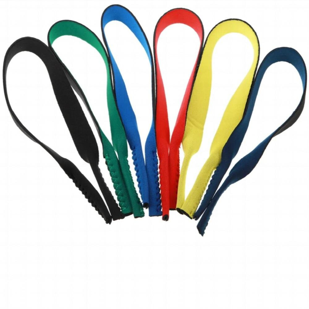Multicoloured Pack Of 6 Sunglasses Strap Adjustable Outdoor Glasses Nonslip Retainer Lanyard Eyewear Strings Cord Holder Men Women