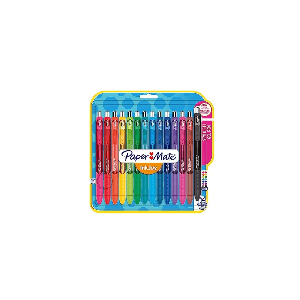 InkJoy Gel Pens | Medium Point (0.7mm) | Assorted Colours | 14 Count