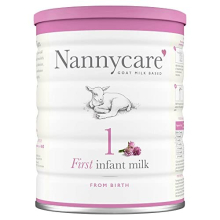 Nannycare 1 Goat Milk Based First Infant Milk From Birth 900g – Preservative-Free Formula, Fortified with Vitamins & Minerals, Easy Digestion