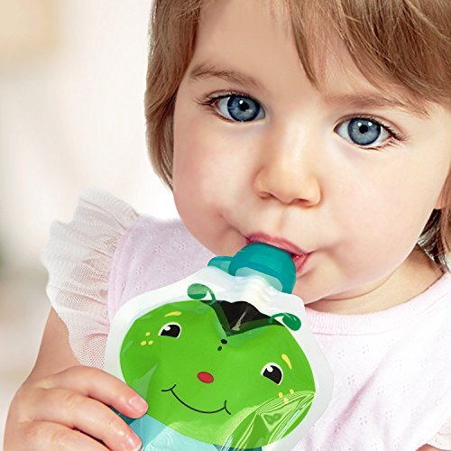 SnakPack Reusable Baby Food Pouch | 4 CT, 5 oz 1