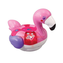 Baby Float & Splash Flamingo, Bath Toy for 1 Year Olds, Sensory Bathtub Toy with Lights & Music, Bath Time Gift for Babies & Toddlers 1, 2, 3 years +,