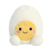 AURORA, 33575, Palm Pals Bobby Egg, 5In, Eco-friendly soft toy, White - Plush Soft Toy