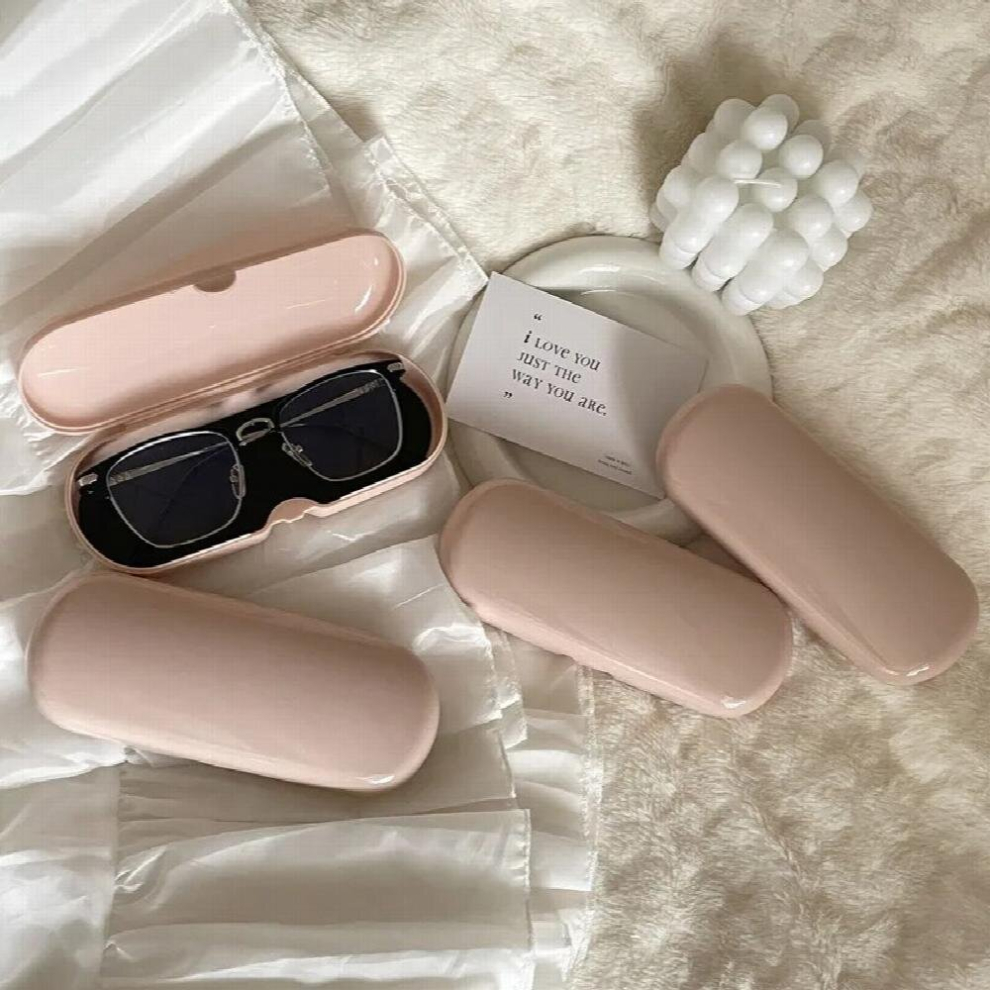 2023Cream Colored Glasses Case for Women Sunglasses Myopia Presbyopic Glasses Storage Box Portable Ultralight