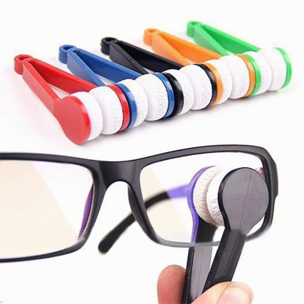 Mini Lens Clothe Brush Portable Glasses Eyeglasses Sunglasses Spectacles Microfiber Cleaner Brush
