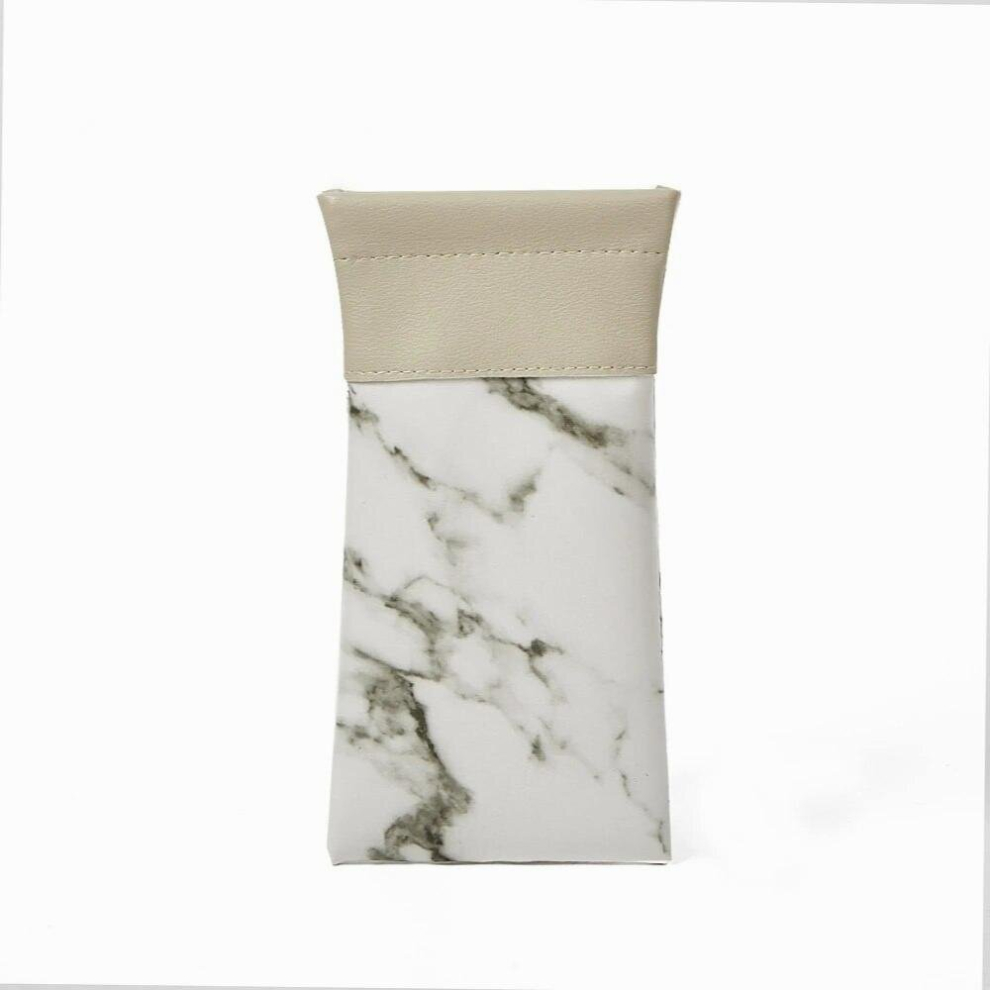 Marble Pattern Glasses Box Waterproof PU Portable Reading Glasses Sunglasses Case Eyewear