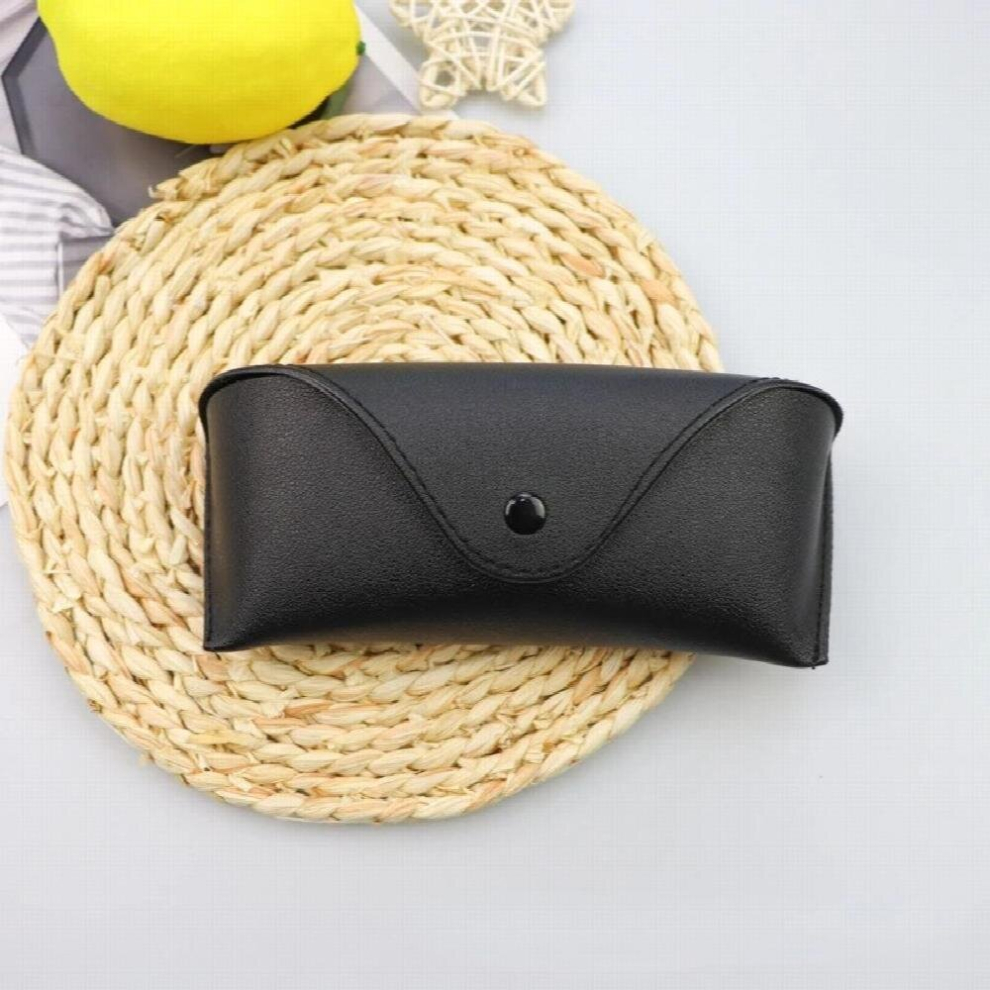 Durable Leather Eye Glasses Sunglasses Hard Case Convenient Lightweight Protector Box Solid Pouch Bag Easy To Carry