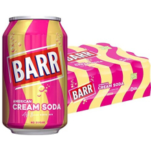 since 1875, American Cream Soda, No Sugar Sparkling Soft Drink with a Creamy Taste of American Cream Soda, "Fizzing with Fun" - 24 x 330ml Cans
