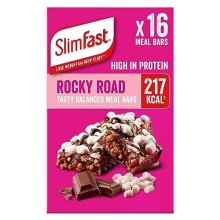 Tasty Balanced Meal Bar, 23 Vitamins and Minerals, High in Protein, Rocky Road Flavour, 16 x 60 g Multipack