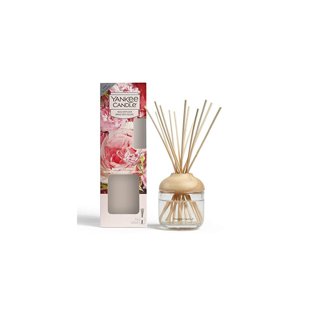 Reed Diffuser - Fresh Cut Roses - 120 ml - Up to 10 Weeks of Fragrance
