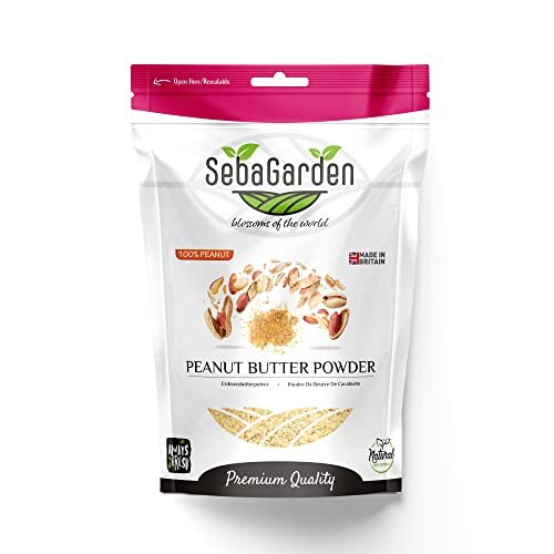 Pure Peanut Butter Powder, 500gr Defatted,No Sugar-No Salt Added, Healthy, Plant Based, Vegan Protein, Non-GMO, Certified Gluten Free and Vegan, Keto