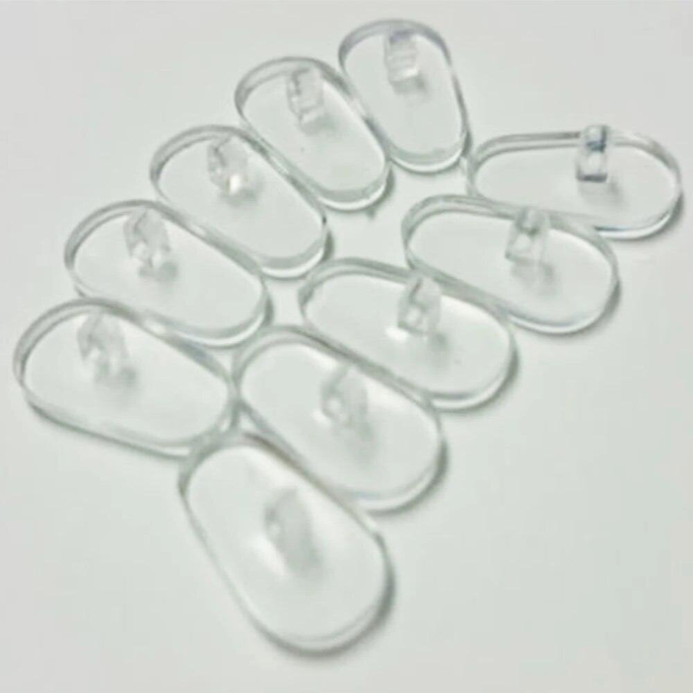 5pairs Accessories Silicone Wear Resistant Anti Slip Transparent Soft Sunglasses Repair For Glasses Mini Flexible Nose Pads