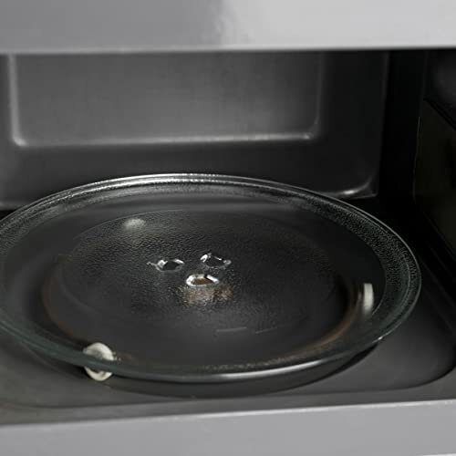 Strong Durable Universal Microwave Turntable Glass Plate with 6 Fixers, 345mm 2