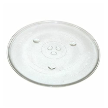 Strong Durable Universal Microwave Turntable Glass Plate with 6 Fixers, 345mm