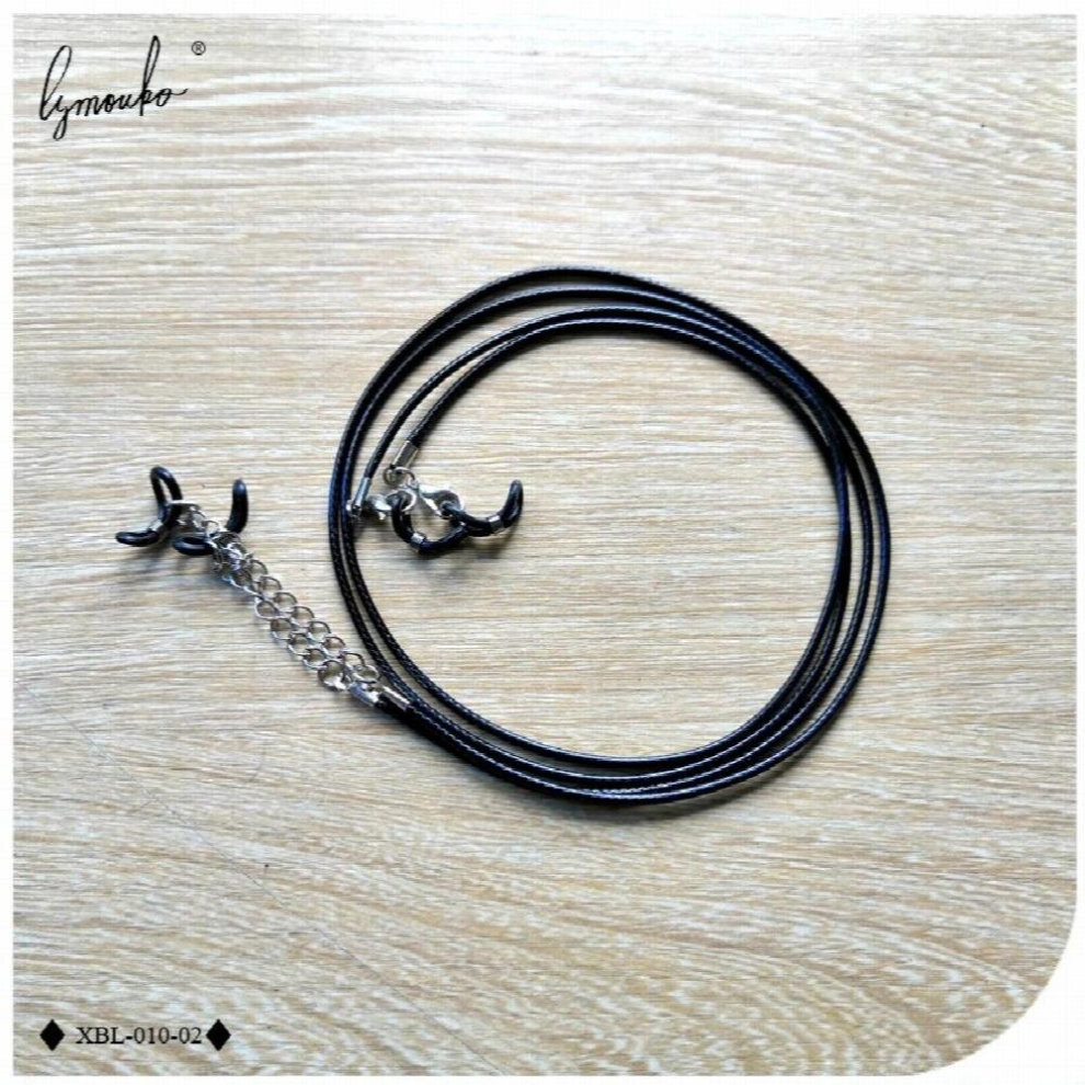 Lymouko 2pcs/Lot Practical Strap Wax Leather Sport Glasses String Cord Sunglasses for Nonslip Lanyard Neck Rope