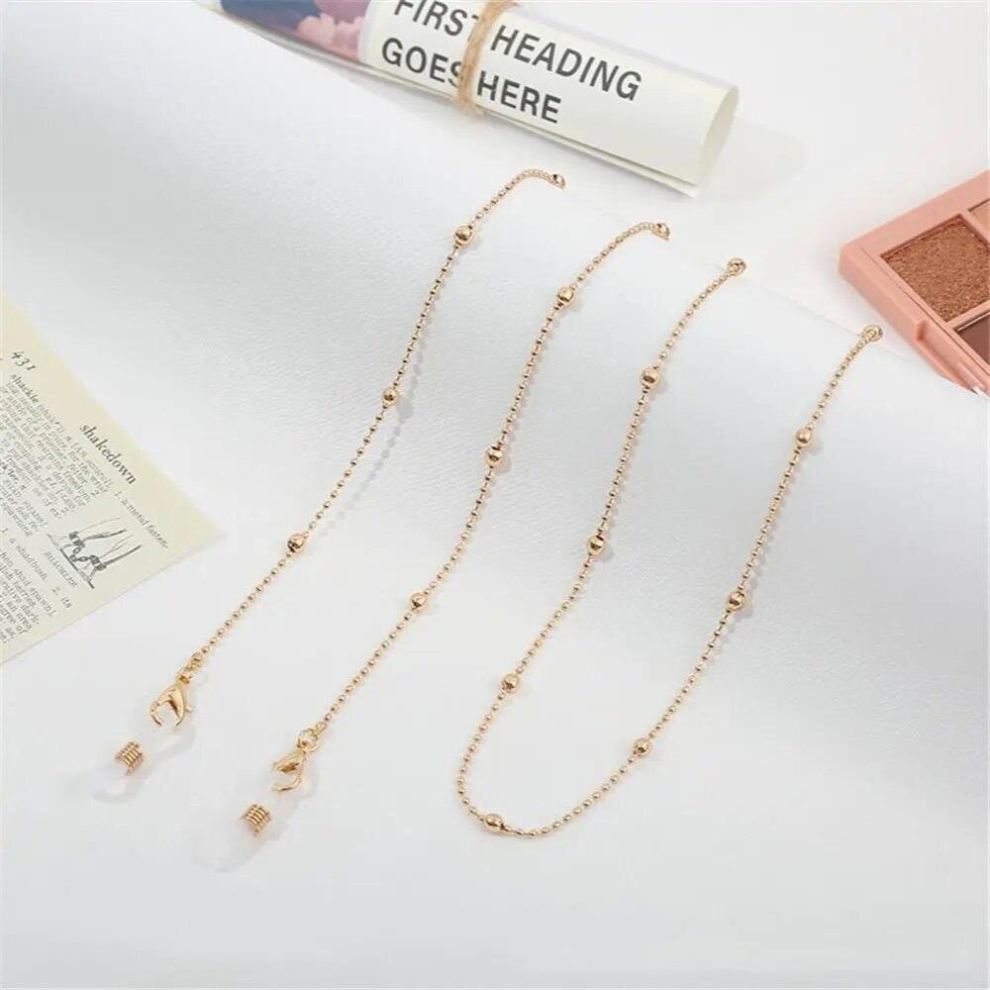 Punk Jewelry Sunglasses Mask Chains Lanyard For Women Men Alloy Eyeglasses Chains Glass