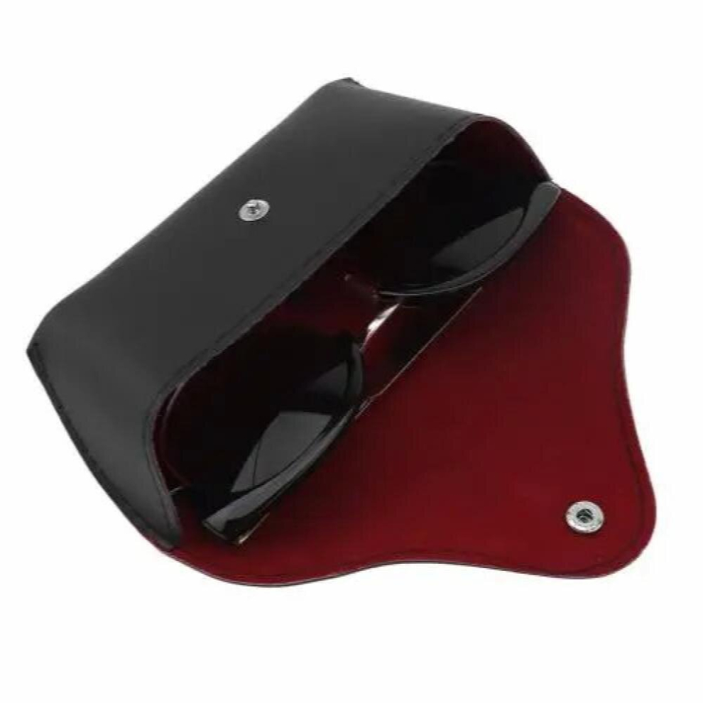 Vintage Faux Leather Sunglasses Eyeglasses Storage Holder Eyewear Glasses Box Glasses Holder