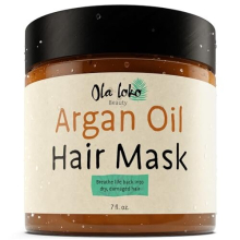 Ola Loko Argan Oil Hair Mask - Deep Conditioning for Dry, Damaged & Color-Treated Hair, Nourishes, Repairs & Strengthens