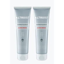 ALTRUIST. Dermatologist Sunscreen SPF 50 – Superior 5-star UVA protection by Dr Andrew Birnie, suitable for sensitive skin - one pack with 2 tubes ,