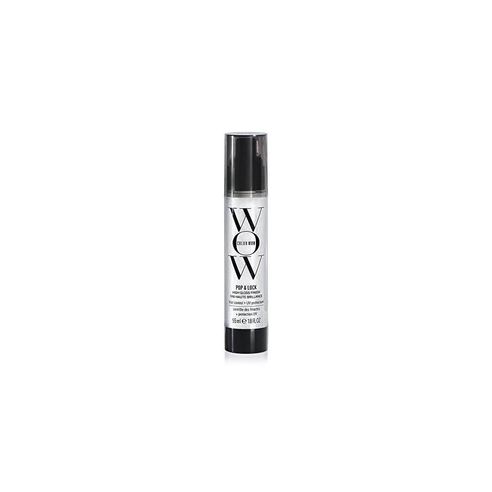 Pop + Lock Frizz Control + Glossing Serum – Anti-frizz serum with heat protection; Seals split ends; Moisturises; Silkens and shines dull,