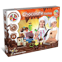 Science4you Chocolate Factory Kit for Kids 8+ - 31+ Experiments & Chocolate Making Recipes (Model 80003267)
