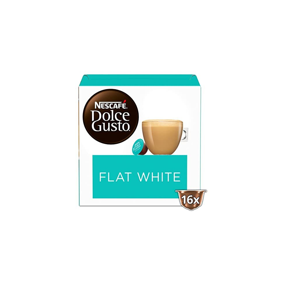 NESCAFE Dolce Gusto Flat White Coffee Pods total of 48 Coffee