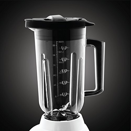 Russell Hobbs 24610 Plastic Jug Blender, 1.5 Litre Capacity and Two Speed Settings, 400 W, White 1