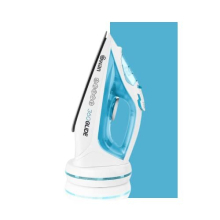 2-in-1 Cord or Cordless Steam Press Iron, Rechargeable, Non-Stick Ceramic Soleplate, Steam Boost, Self-Cleaning, SI16410N, 2800 W, Blue