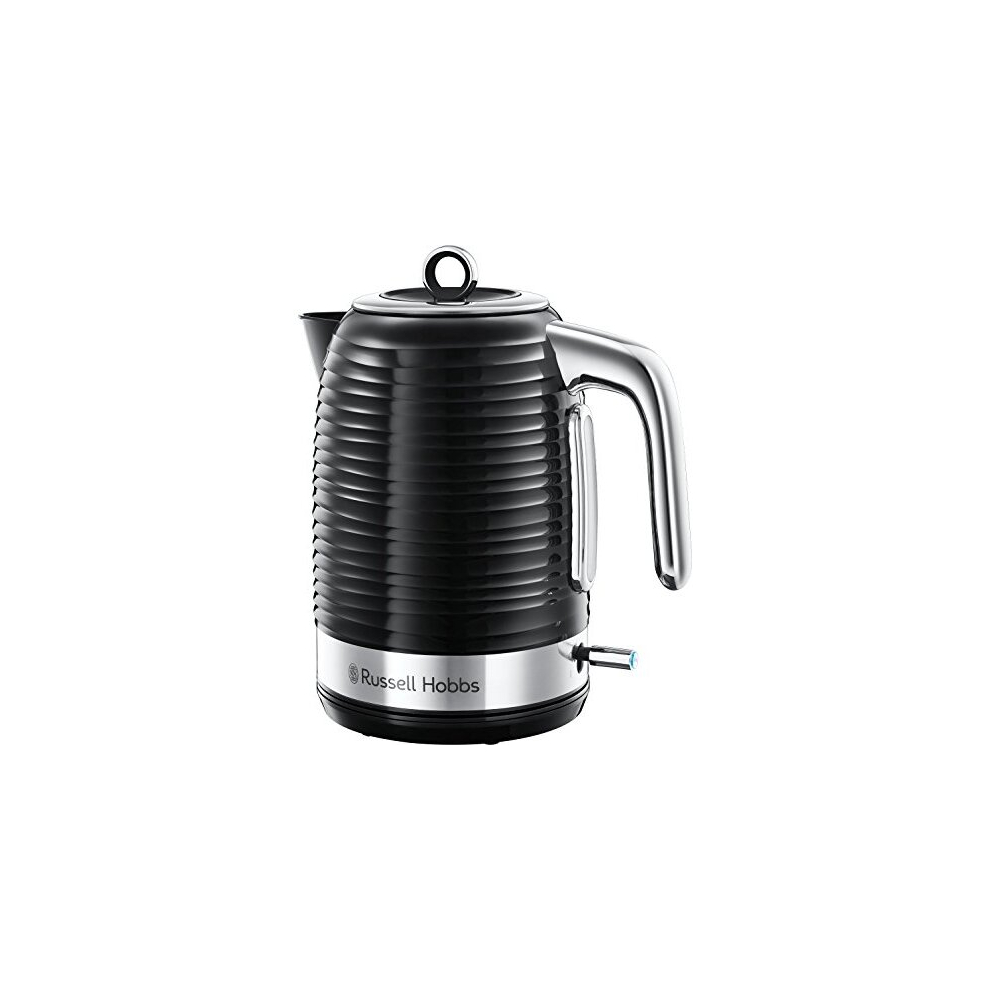 24361 Inspire Electric Fast Boil Kettle, 3000 W, 1.7 Litre, Black with Chrome Accents