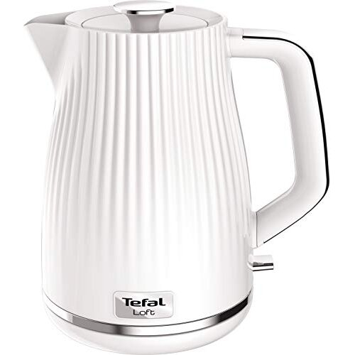Tefal Loft KO250140 Kettle – 1.7L / Black, White, Plastic, 3000 W