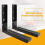 Microwave Wall Mount Brackets, Foldable Arm Adjustable Extensible Wall Hanging Microwave Brackets Oven Stand Shelf Rack Load 100 lb (Black) 3