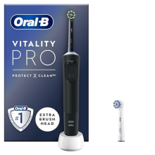 Vitality Pro Electric Toothbrushes For Adults, Christmas Gifts For Women / Him, 1 Handle, 2 Toothbrush Heads, 3 Brushing Modes Including Sensitive