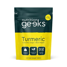 Turmeric Tablets 2000mg with Black Pepper & Ginger | 120 High Strength Curcumin Supplements | Turmeric and Black Pepper Tablets (Not Turmeric Capsules