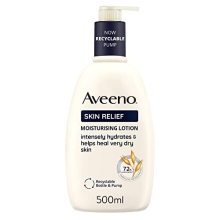 Skin Relief Moisturising Lotion | Soothes Skin From Day 1 | For Very Dry and Irritable Skin Care | With Shea Butter and Prebiotic Oatmeal, 500ml