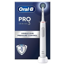 Pro 3 Electric Toothbrushes For Adults, Christmas Gifts For Women / Him, 1 Cross Action Toothbrush Head, 3 Modes with Teeth Whitening, 2 Pin UK Plug,