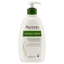 Aveeno Cream for Dry & Sensitive Skin with Colloidal Oatmeal, 500 ml - Fragrance-Free, Clinically Proven Hydration, 8454601