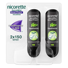 QuickMist SmartTrack 1 mg/Spray Mouthspray Nicotine Freshmint 2 x 150 Spray