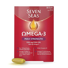 Omega-3 Fish Oil Max Strength Multivitamin Tablets For Women / Men, 1250 mg Fish Oil, 1063 mg Omega-3, 250 mg EPA & DHA & Vitamin D, 30 Capsules