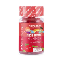 Kids Iron Gummies – Iron Supplement for Kids – Energy & Immune System – Vegan - 1 Month Supply - Kids Vitamins – 30 Chewable Kids Vitamins –
