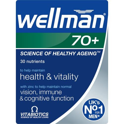 Vitabiotics Wellman 70+ - 30 Count (Pack of 1)