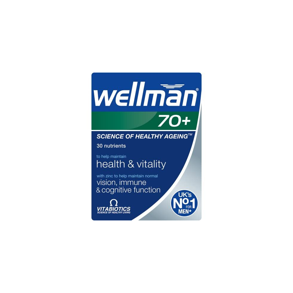 Wellman 70+ - 30 Count (Pack of 1)