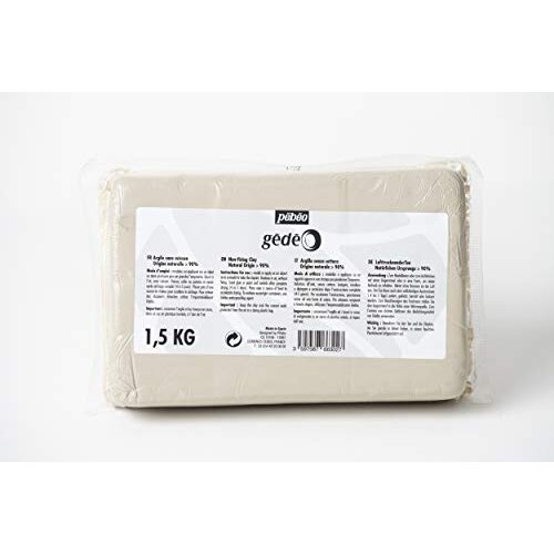 Gedeo Air Drying Clay, Natural,White,1.5 Kg 1