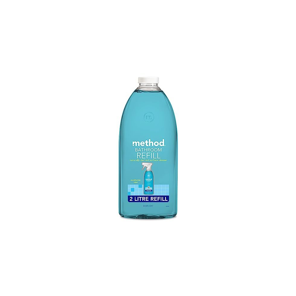 Bathroom Cleaner Refill, Eucalyptus Mint, 2 L