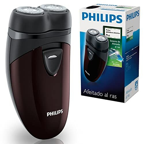 Men's Electric Travel Shaver, Cordless, Battery-Powered Convenient to Carry - PQ206/18
