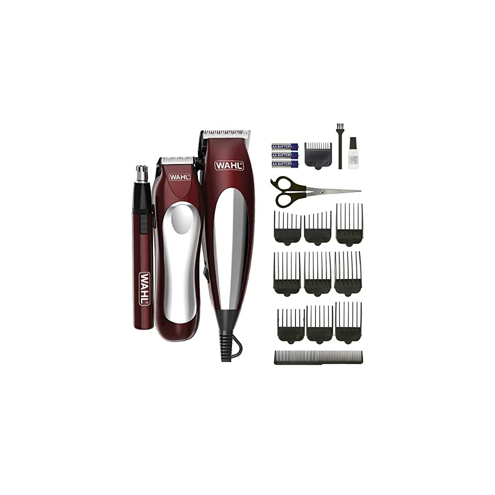 Wahl Hair Clipper & Trimmer Complete Grooming Set, Hair Clipper Gift Set, Hair Clippers For Men, Corded Head Shaver, Beard Trimmers Men, Stubble Trimmer,